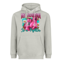 Moon Dust Breast Cancer My Grandma Is A Fighter Heavyweight Hoodie - Artiststas