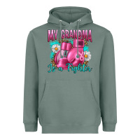 Sage Breast Cancer My Grandma Is A Fighter Heavyweight Hoodie - Artiststas