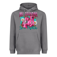 Breast Cancer My Grandma Is A Fighter Heavyweight Hoodie | Teevron