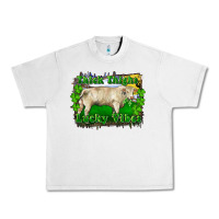 Thick Thighs Lucky Vibes Charolais Bull Urban Heavy Tee | Teevron
