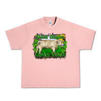 Salmon thick thighs lucky vibes charolais bull Urban Heavy Tee - RanaPortraitStore