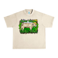 Sandshell thick thighs lucky vibes charolais bull Urban Heavy Tee - RanaPortraitStore