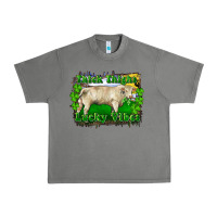 Tornado thick thighs lucky vibes charolais bull Urban Heavy Tee - RanaPortraitStore