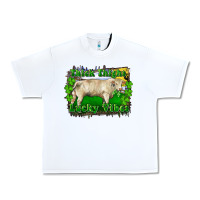 White thick thighs lucky vibes charolais bull Urban Heavy Tee - RanaPortraitStore