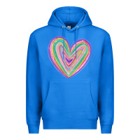True Royal valentine's day colorful heart Premium Hoodie - MaliasSmallBusiness