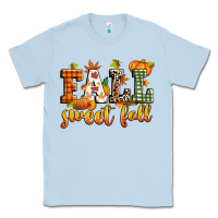 Dusty Blue fall sweet fall Classic Tee - Zillion Design Studio