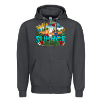 Smoke hello summer Zipper Hoodie - SublimationCraftShop
