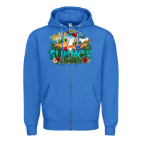 True Royal hello summer Zipper Hoodie - SublimationCraftShop