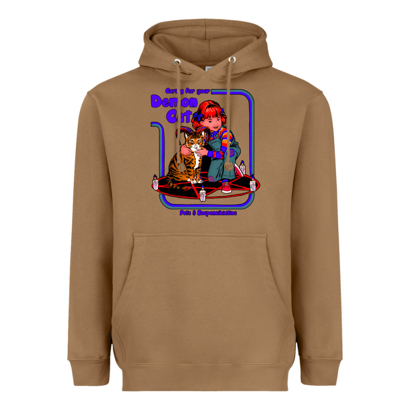 Caring For Your Demon Cat Tshirt Heavyweight Hoodie by Bettercallsaul | Teevron