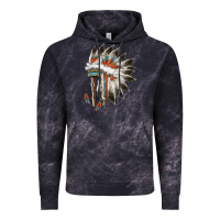 Cloud Black indian headress Vintage Hoodie - AdoDesignShop