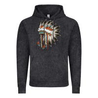 Vintage Black indian headress Vintage Hoodie - AdoDesignShop