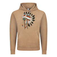 Vintage Coffee indian headress Vintage Hoodie - AdoDesignShop