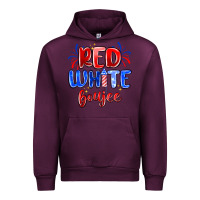Mauve Wine red white boujee Urban Hoodie - MaliasSmallBusiness