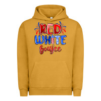 Pigment Peanut Butter red white boujee Urban Hoodie - MaliasSmallBusiness