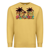 Antique Gold mom bod summer with palms Premium Sweatshirt - Artiststas