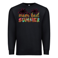 Black mom bod summer with palms Premium Sweatshirt - Artiststas