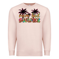 Pale Pink mom bod summer with palms Premium Sweatshirt - Artiststas