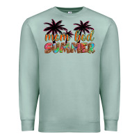 Seafoam mom bod summer with palms Premium Sweatshirt - Artiststas