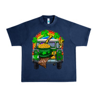 Navy st patricks day truck with pot of gold horseshoe a Urban Heavy Tee - RanaPortraitStore