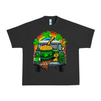 Pigment Black st patricks day truck with pot of gold horseshoe a Urban Heavy Tee - RanaPortraitStore