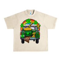 Sandshell st patricks day truck with pot of gold horseshoe a Urban Heavy Tee - RanaPortraitStore