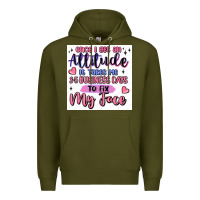 Army Green small business Premium Hoodie - MaliasSmallBusiness