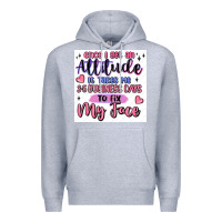 Heather Grey small business Premium Hoodie - MaliasSmallBusiness