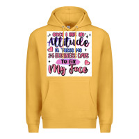 Mustard small business Premium Hoodie - MaliasSmallBusiness
