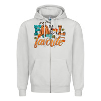 Dove Grey fall is my favorite Zipper Hoodie - HRA Design Shop