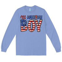 Colony Blue all American boy Long Sleeve Tee - Zillion Design Studio