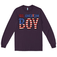 Plum all American boy Long Sleeve Tee - Zillion Design Studio