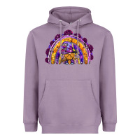 Lavender witchy gnome rainbow Heavyweight Hoodie - BundleAndBundleShop