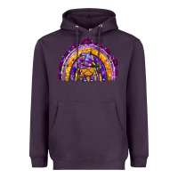 Plum witchy gnome rainbow Heavyweight Hoodie - BundleAndBundleShop