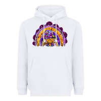 White witchy gnome rainbow Heavyweight Hoodie - BundleAndBundleShop