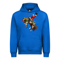 Cobalt christmas cowboy santa Urban Hoodie - MaliasSmallBusiness