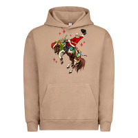 Pigment Burro christmas cowboy santa Urban Hoodie - MaliasSmallBusiness