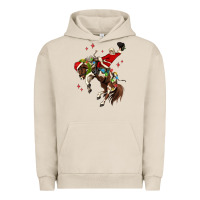 Pigment French Oak christmas cowboy santa Urban Hoodie - MaliasSmallBusiness