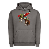 Pigment Tornado christmas cowboy santa Urban Hoodie - MaliasSmallBusiness