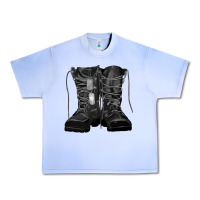 Grape Ice soldier boots Urban Heavy Tee - RanaPortraitStore
