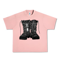 Salmon soldier boots Urban Heavy Tee - RanaPortraitStore