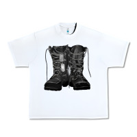 White soldier boots Urban Heavy Tee - RanaPortraitStore