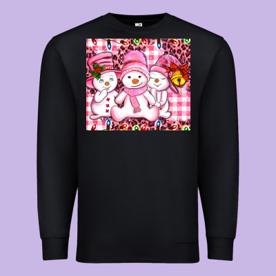 Pink Snowgirls Premium Sweatshirt Designed By Adodesignshop