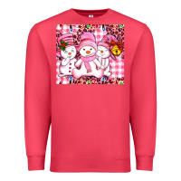 Cardinal pink snowgirls Premium Sweatshirt - AdoDesignShop
