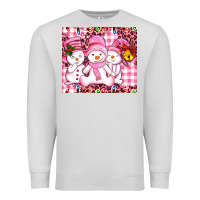 Dove Grey pink snowgirls Premium Sweatshirt - AdoDesignShop