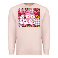 Pale Pink pink snowgirls Premium Sweatshirt - AdoDesignShop