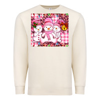 Sandshell pink snowgirls Premium Sweatshirt - AdoDesignShop