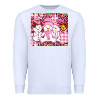 White pink snowgirls Premium Sweatshirt - AdoDesignShop
