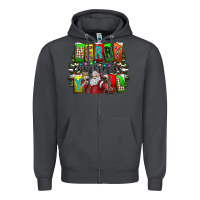 Smoke merry christmas yall Zipper Hoodie - CowhideDigitalArt