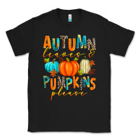 Black autumn leaves and pumpkins please Classic Tee - Zillion Design Studio