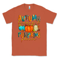 Copper autumn leaves and pumpkins please Classic Tee - Zillion Design Studio